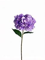 Fleurs artificielles en gros, hydrangea à tige unique pour la décoration de table de mariage, d'hôtel, de restaurant, de café, fleurs artificielles