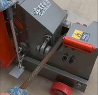 GQ50 mesin pemotong elektrik, Diameter potong 4-40mm diperkuat bar mesin pemotong 4kW Motor tembaga murni Driven Rebar Cutter