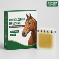 Pansement transparent auto-adhésif en hydrogel pour chevaux