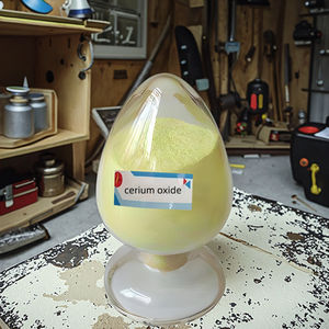 Approvisionnement d'usine Nano 99.99% CeO2 oxyde de cérium/dioxyde de cérium/oxyde de cérium (IV) CAS 1306-38-3 fonction de polissage - Product Image 1