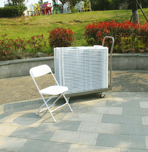 <span class=keywords><strong>Silla</strong></span> portátil plegable apilable blanca Bjflamingo 10 <span class=keywords><strong>Pack</strong></span> 650LB Capacidad de peso <span class=keywords><strong>Silla</strong></span> cómoda para eventos - Product Image 3