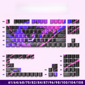 Capuchons de touches personnalisés sur mesure 129/135, thème Anime, en PBT, pour clavier mécanique, profil Cherry, capuchons de touches personnalisés - Product Image 4
