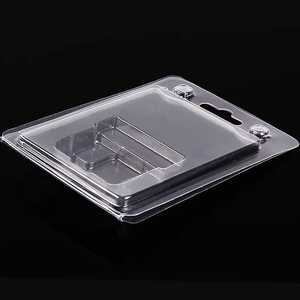 Hình dạng tùy chỉnh ba lần bao bì hộp chip Vỉ thẻ đóng gói bóng golf đánh dấu nhựa edgefold trượt bao bì thẻ vỉ - Product Image 2