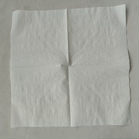Serviettes en papier blanches jetables en vrac, 1 pli, 33x33cm, pour mariages, fêtes, salles de bain et usage quotidien