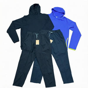Conjunto de Sudadera con Capucha y Pantalones Deportivos para Hombre, Otoño-Invierno 2026, Nuevo, Casual, Estampado, 100% Algodón, Transpirable, 400g, Holgado, Cálido y Elástico - Product Image 1