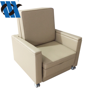 BDEC108 dormeur d'<span class=keywords><strong>hôpital</strong></span> accompagne la chaise, chaise Patient Convertible pliante médicale, <span class=keywords><strong>lit</strong></span> de <span class=keywords><strong>fauteuil</strong></span> inclinable d'accoudoir luxueux - Product Image 3