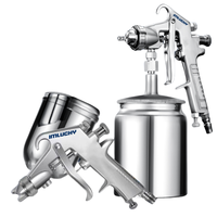 Pistolets de pulvérisation pneumatiques IMLUCKY pour les meubles et le travail du bois Pistolets de pulvérisation à haute atomisation