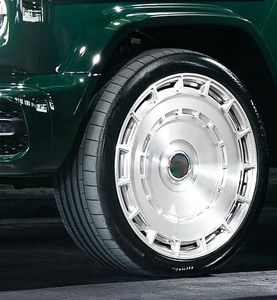 Ruedas de coche de aleación de plata cepillada forjada 20 21 <span class=keywords><strong>22</strong></span> 23 24 pulgadas llanta apta para mercedes-bens Maybach AMG GLS S-Class G55 G63 ruedas - Product Image 2