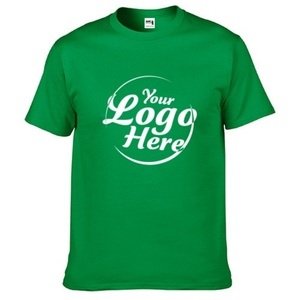 Camiseta de Manga Corta de Color Sólido con Logotipo Bordado, Impresión Serigráfica, Peso Pesado, 100% Algodón, 220 g/m², Transpirable, Camisetas para Hombre - Product Image 1