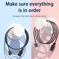 Câble de données USB vers Micro USB pour téléphones Android et ordinateurs 0,25 m/30 cm Cordon plat tressé magnétique personnalisé à angle réglable Charge rapide 5A