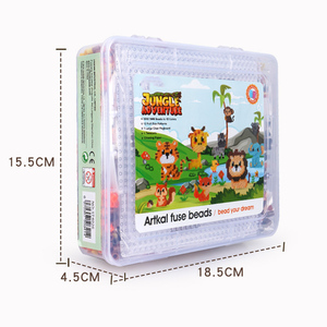 Juguete Pindou, Paquete de 5000 Piezas Educativas de Dinosaurios, Animales, Planeta Océano, Navidad, Tráfico, <span class=keywords><strong>Hama</strong></span> Perler, para Planchar con Tablero de Clavijas - Product Image 6