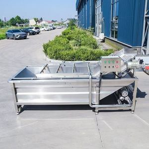 Laveuse industrielle électrique à bulles pour légumes, fruits et légumes à feuilles, en acier inoxydable avec stérilisation à l'ozone - Product Image 3