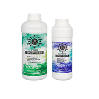 Deux seringues de 50 ml de colle époxy AB de qualité industrielle, adhésifs et scellants à haute résistance pour la construction métallique et les soudures.
