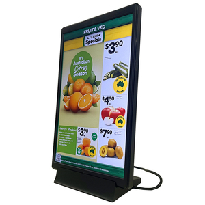 ป้ายราคาอิเล็กทรอนิกส์แบบดิจิทัล LCD แนวตั้งขนาด 10.1 นิ้ว มาตรฐาน CE, RoHS, FCC สำหรับร้านค้าปลีก ซูเปอร์มาร์เก็ต - Product Image 1