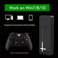 Adaptateur Récepteur Sans Fil AOLION PGXB1006 pour PC Windows 11 10 8 7 Connecteur de Manette One S X Series Noir Accessoires de Jeu