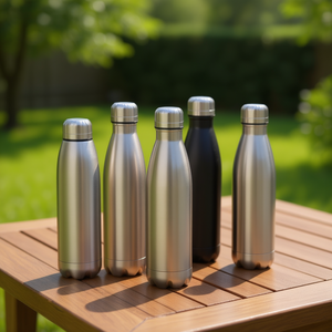 Hipdeer Stainless Steel Tumbler 500ml 750ml Screw-On <b>Lid</b> Modern Design For Coffee Tea Beer Water Travel Use - Product Image 2