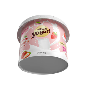 Nhựa Ice <span class=keywords><strong>Cream</strong></span> cup với nắp nhựa bao bì Kem <span class=keywords><strong>container</strong></span> nhựa cho sữa chua với Làm xáo trộn hiển nhiên Nắp - Product Image 5