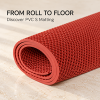 Tapis en PVC HM 6 mm en rouleau, antidérapant, pour porche extérieur, entrée, marches de porte, tailles et emballages personnalisés, fourniture OEM ODM