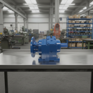 R Series Helical Gearbox Cast Iron Housing Motor Drive Speed Reducer ODM Flange Mounted Power Transmission <b>Gear</b> - Product Image 1