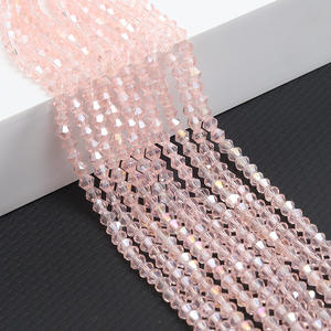 JC 4mm Transparente ab Bicone Grânulos De Vidro para Jóias Fazendo Grânulos De Cristal Atacado Em Massa - Product Image 5