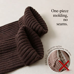 ที่คลุมถุงเท้ายาวแบบหลวมสำหรับผู้หญิงขนลูกวัวหนาเนื้อหนาอุ่นเนื้อนุ่มให้ความอบอุ่นสำหรับฤดูหนาว - Product Image 4