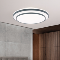 3CCT Plafonniers à gradation Lustre de plafond à LED de sable de cristal monté en surface pour chambre à coucher salon couloir