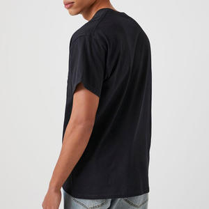 OEM dijital baskı erkekler özel <span class=keywords><strong>logo</strong></span> yüksek kalite siyah renk % 100% pamuk Godfather grafik Tee - Product Image 4