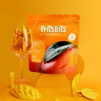 Sachet personnalisé imprimé pour fruits séchés (fraises), refermable avec fermeture éclair, anti-humidité, emballage alimentaire, pochette verticale en PE pour aliments pour bébés