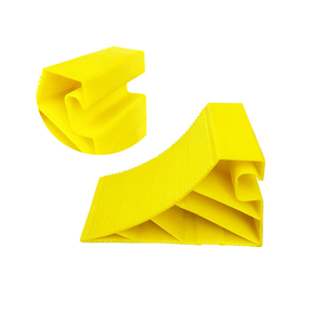 Xách tay Heavy Duty bánh xe chock chống trượt cố định màu vàng lốp dừng khối cho xe ô tô xe tải và các loại xe đậu xe - Product Image 4