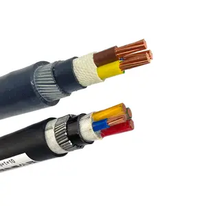 Custom 3 Core 4 Core PVC Insulated16mm 50mm 250mm Steel Wire Armoured Power Cable
