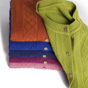 Cardigan a Maniche Lunghe Taglia Unica, Maglione Lavorato a <span class=keywords><strong>Maglia</strong></span> con Tasca e Nodo Rotondo, Top da <span class=keywords><strong>Donna</strong></span> - Product Image 3
