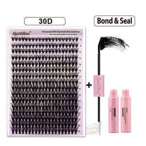 Ciglia a ciuffetti fai da te effetto <span class=keywords><strong>gotico</strong></span> a punta arrotondata 55D D+ Curl 9-14mm per narrazione, eventi, tradizione orale, racconti, miti, serate - Product Image 2