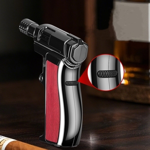 Ngọn Lửa Mạnh Mẽ Nhiệt Độ Cao Torch Mát Độc Đáo Nhẹ Hơn, Mới Lạ Nhẹ Hơn Refillable Butan Bật Lửa - Product Image 6