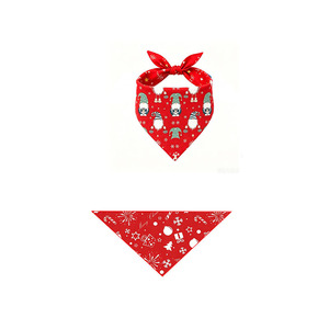 Yisi Écharpe de Noël triangulaire imprimée pour chat, à porter autour du cou, décoration - Product Image 5