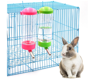 Bouteille d'eau pour lapin en plastique 500ML 350ML sans goutte, à suspendre à la cage PH-126 - Product Image 2