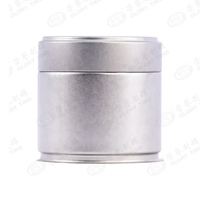 Boîte d'emballage en fer blanc ronde pour matcha, vente en gros d'usine, boîte cadeau pour poudres de thé matcha