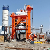 Centrale de mélange d'asphalte fixe 100T/H avec moteur et PLC, haute efficacité