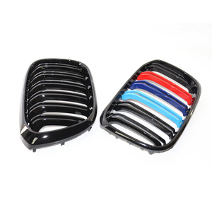 Calandre de voiture BMW pour X3 X4 G01 G02, design double ligne et trois couleurs, calandre avant de pare-chocs 51138469959, plastique ABS, neuve - Product Image 2