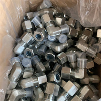 Adaptateurs de raccordement de tuyau hydraulique en acier inoxydable WE-NPT, connecteur de tuyau hydraulique femelle NPT, adaptateur de tuyau métrique coudé à 90 degrés