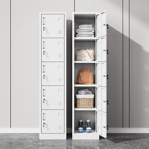 Casier métallique à une porte, 1 compartiment, durable, ignifuge, pour bureau ou dortoir - Product Image 2