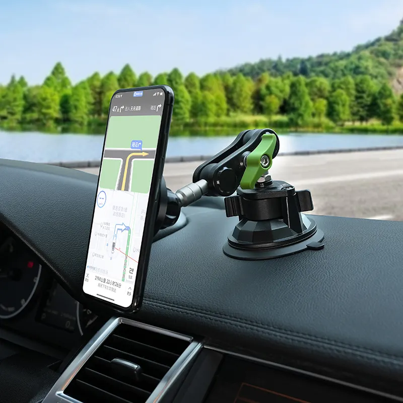 2024 Universal Vehicle-mounted Magnet Cell Phone Bracket Vlogging Kit Dashboard Magnetic Car Mobile Phone Holder