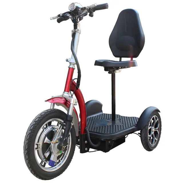 500W 48V 20Ah Lithium Battery Zappy Three Wheel Electric Mobility Scooter with Lithium Battery