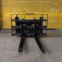 Attache rapide haute résistance Farsee et fourche à palettes pour chargeuses sur pneus XCMG LW200KV SDLG L920H LIUGONG CLG820H de 2 tonnes