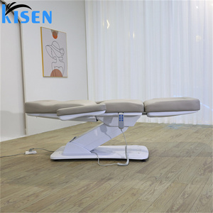 Lit de massage électrique professionnel réglable KISEN avec 3 moteurs, lit de beauté pour soins des cils, équipement de salon de beauté - Product Image 4