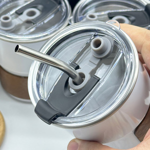 Usine En Gros Logo Personnalisé 304 Boisson Froide Tasse <span class=keywords><strong>Bière</strong></span> Café Thé Pile Mini Gobelet En Acier Inoxydable <span class=keywords><strong>Pinte</strong></span> Tasse Avec Manchon En Bambou - Product Image 5