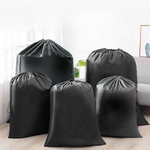 Grand sac de voyage imperméable en nylon et polyester souple avec cordon de serrage - Product Image 4
