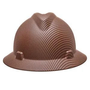 หมวกกันน็อคแบบเต็มปีกแข็งสำหรับปีนเขาทำจากไฟเบอร์กลาส HDPE มีน้ำหนักเบาโลโก้ตามสั่งแบบอเมริกัน