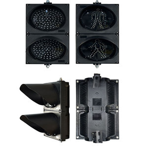 信号機グループ12-24vdc 100mm/200mm/300mmレッドグリーンLED歩行者用鉄道信号機メーカー - Product Image 5