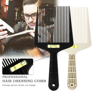 Peigne en plastique multicolore pour salon de coiffure Peigne à dents larges Peigne à dents larges pour barbier <span class=keywords><strong>afro</strong></span> Peigne à cheveux - Product Image 3