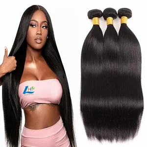 Perruque Cheveux Humain Peruvian virgin straight Hair bundles, wholesale 100% natural Peruvian Hair extension vendors meche